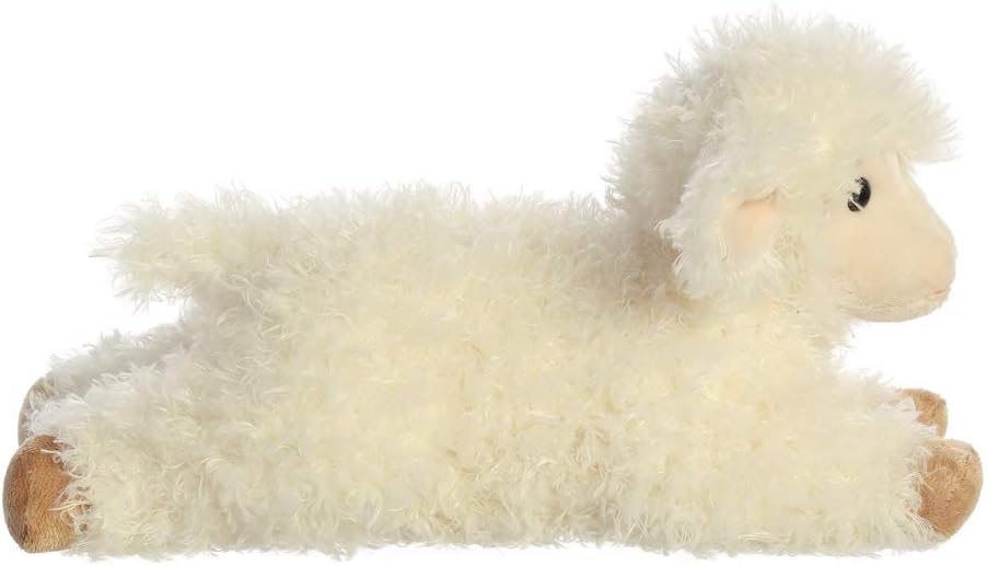 Aurora, 31921, Flopsies Luna Lamb, 12In, Soft Toy, White