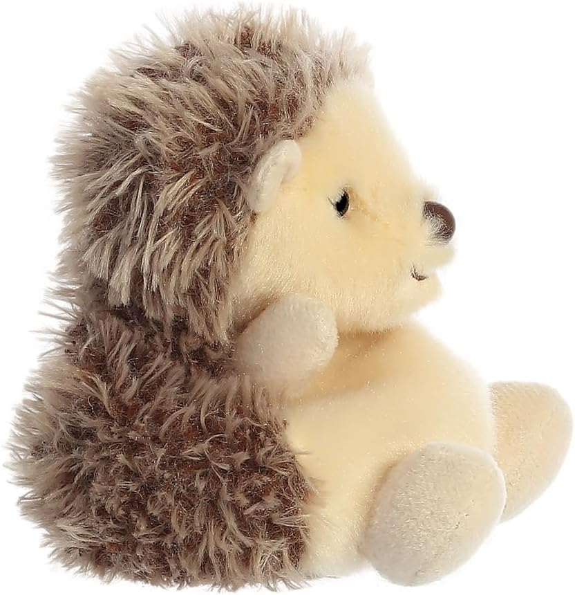 AURORA Palm Pals, Hedgie The Hedgehog Soft Toy,for ages 0+, 33470, 5 inches, Brown