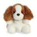 AURORA, 33533, Palm Pals Lady Spaniel Dog, 5In, Soft Toy, Brown & White,Medium