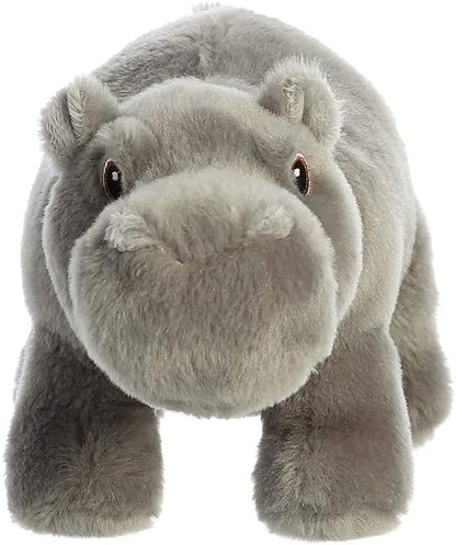 AURORA, 35034, Eco Nation Hippopotamus, 10.5In, Soft Toy, Grey