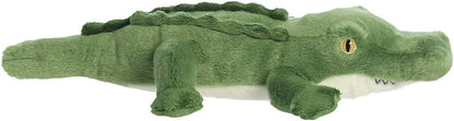 Aurora, 35036, Eco Nation Alligator, 14In, Soft Toy, Green