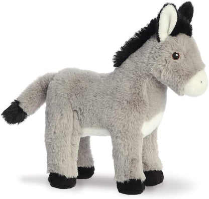 AURORA, 35053, Eco Nation Donkey, 11In, Soft Toy, Grey