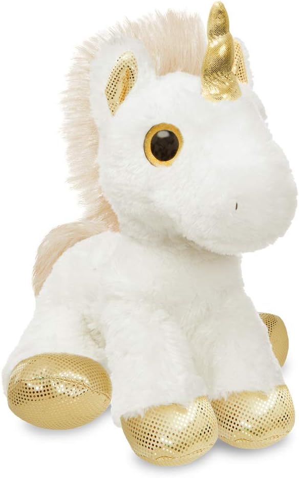 Aurora World-Aurora, 60856, Sparkle Tales, Star Unicorn, 30,5cm, Soft Toy, Gold, Colore, 30,5 (12"
