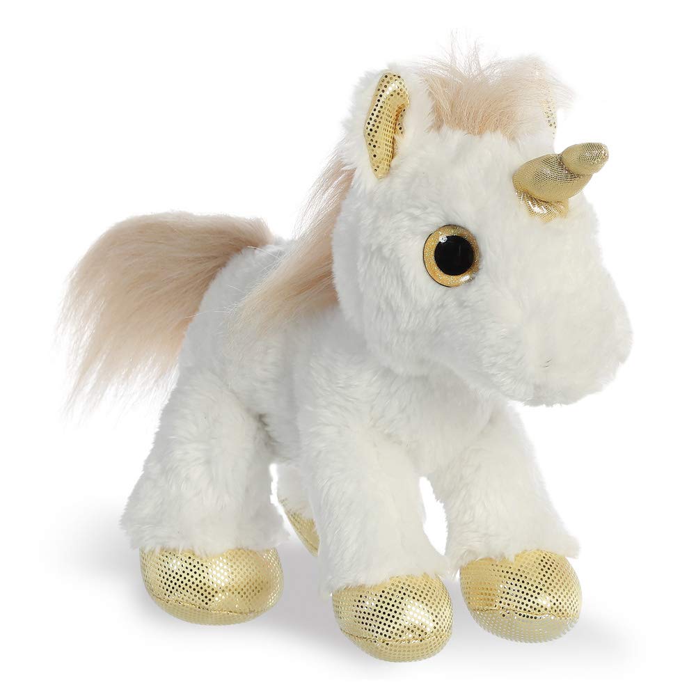 Aurora World-Aurora, 60856, Sparkle Tales, Star Unicorn, 30,5cm, Soft Toy, Gold, Colore, 30,5 (12"