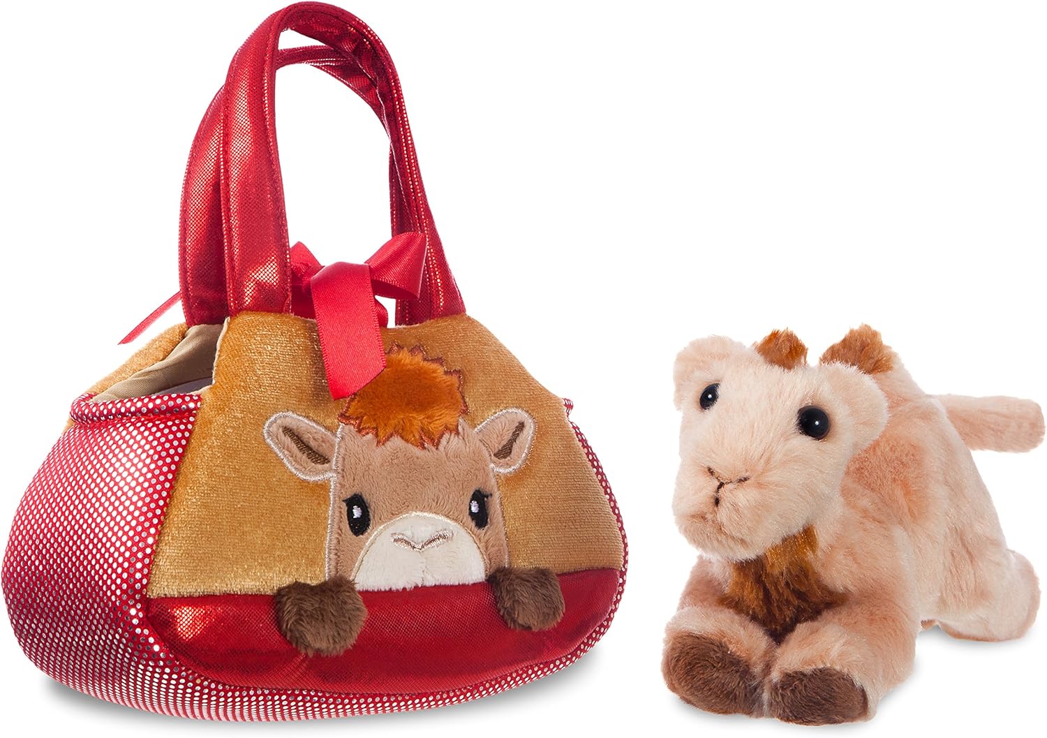 Aurora, 60872, Fancy Pal, Peek-A-Boo Camel, 8In, Soft Toy, Red and Brown