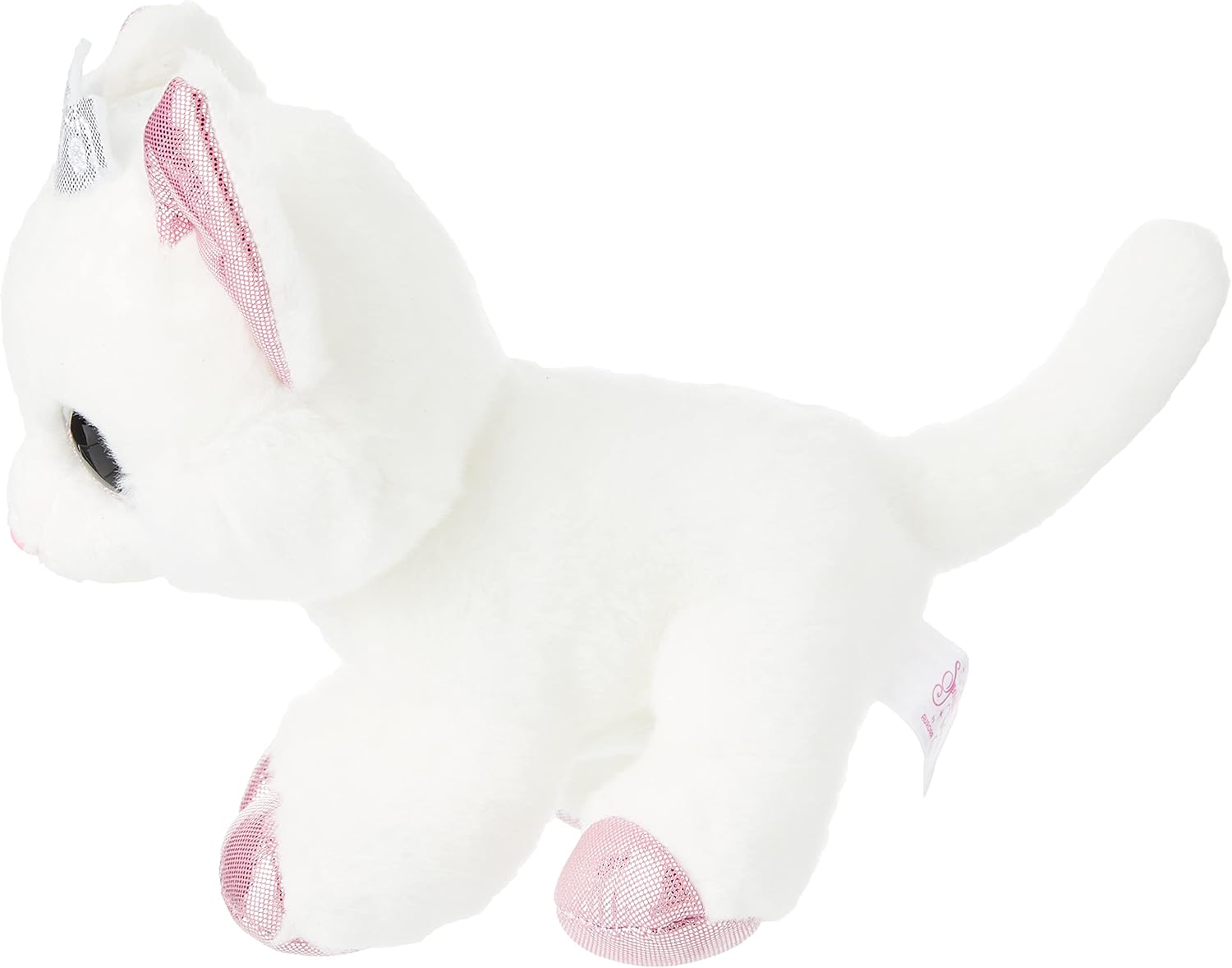 Aurora World 60876 Duchess White Cat with Crown 7In