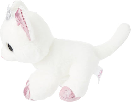 Aurora World 60876 Duchess White Cat with Crown 7In
