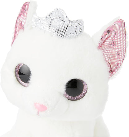 Aurora World 60876 Duchess White Cat with Crown 7In