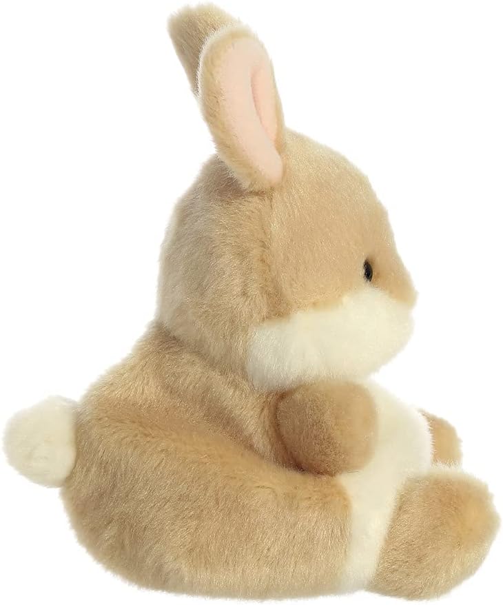 Aurora Palm Pals, Ella the Bunny Soft Toy, 61243, 5 inches, Beige , Brown Single