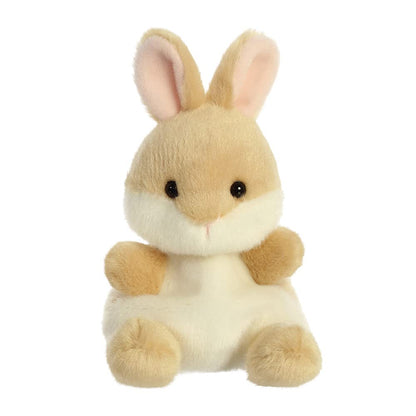 Aurora Palm Pals, Ella the Bunny Soft Toy, 61243, 5 inches, Beige , Brown Single