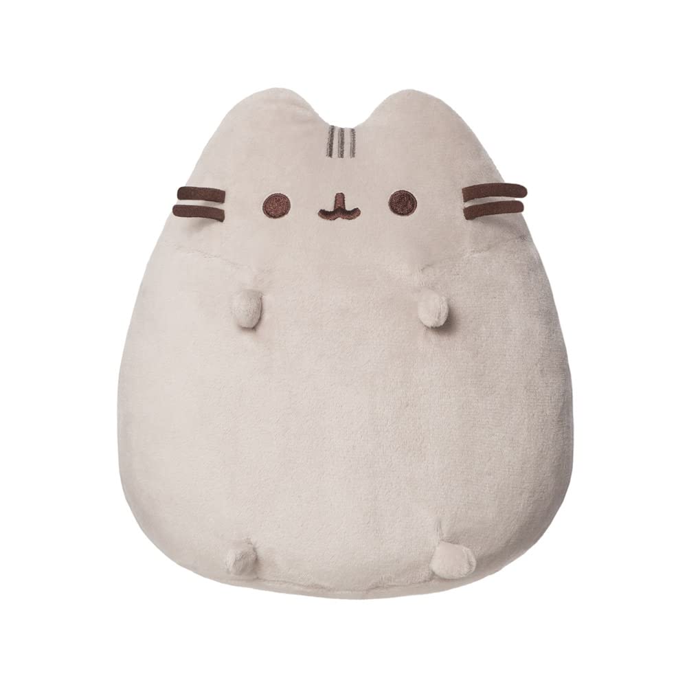 Aurora World- Pusheen Aurora, 61458, BT21 Official Merchandise, Peluche Cooky, 18cm, Marrón, Color Gris (61486