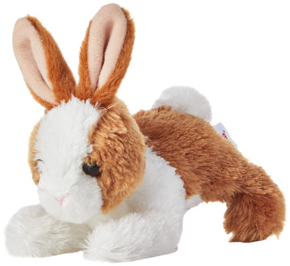 Aurora World 73902.0 Mini Flopsie Bunny Plush Toy (Brown/White
