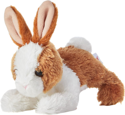 Aurora World 73902.0 Mini Flopsie Bunny Plush Toy (Brown/White