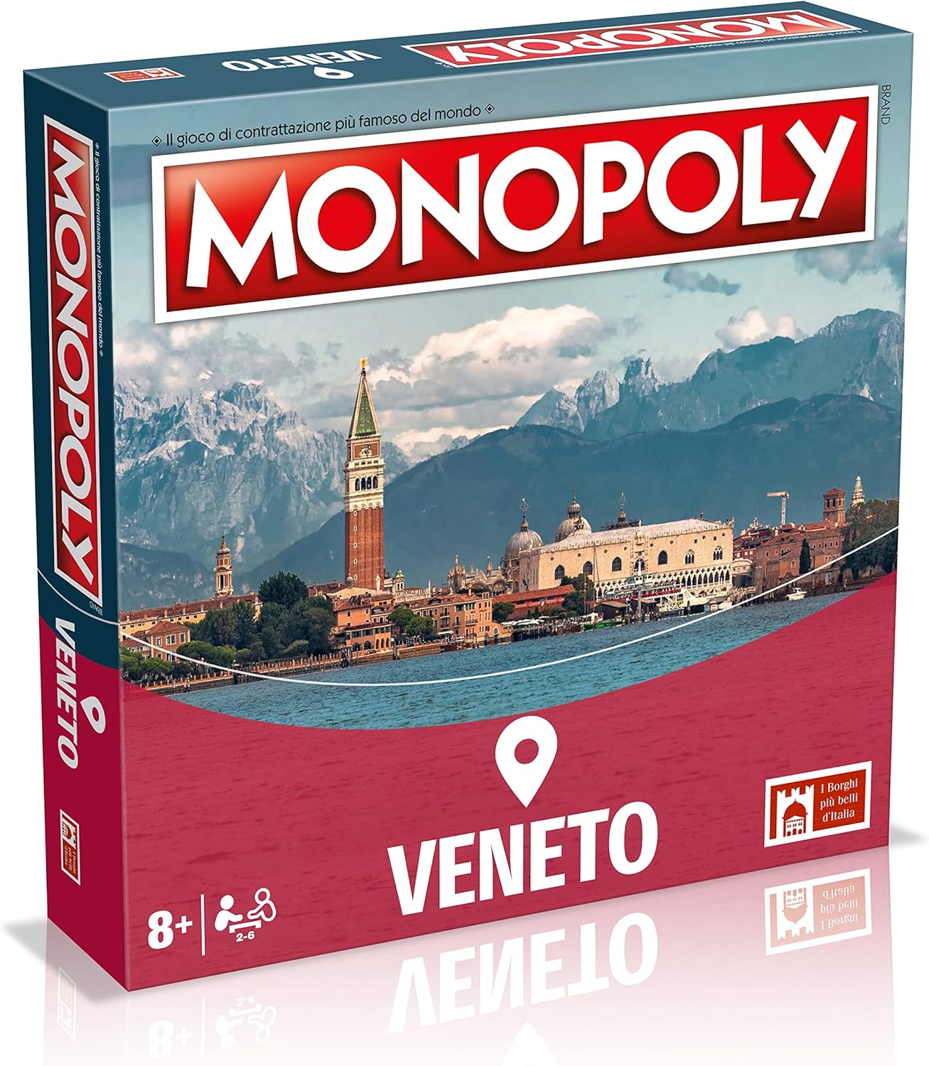 Winning Moves, Italy's most beautiful villages Veneto edition, Italian edition, family game, from 8 years +