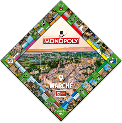 Winning Moves, Italy's most beautiful villages Marche edition, Italian edition, family game, for 8 years +