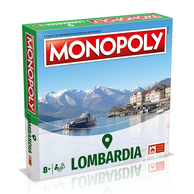 Winning Moves, Italy's most beautiful villages Lombardy edition, Italian edition, family game, from 8 years +