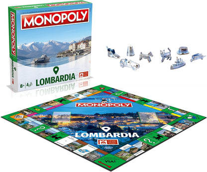 Winning Moves, Italy's most beautiful villages Lombardy edition, Italian edition, family game, from 8 years +