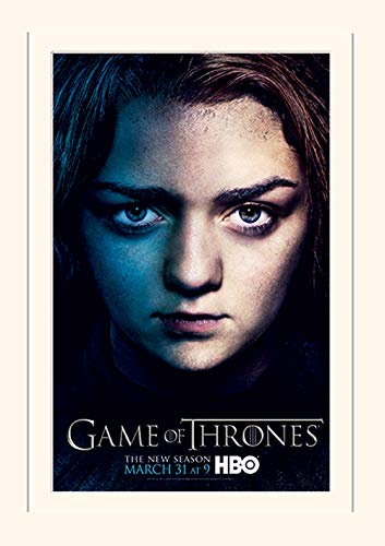 Pyramid International Game of Thrones (Season 3-Arya) -Mounted Print Memorabilia 30 x 40cm, Paper, Multicoloured, 30 x 40 x 1.3 cm