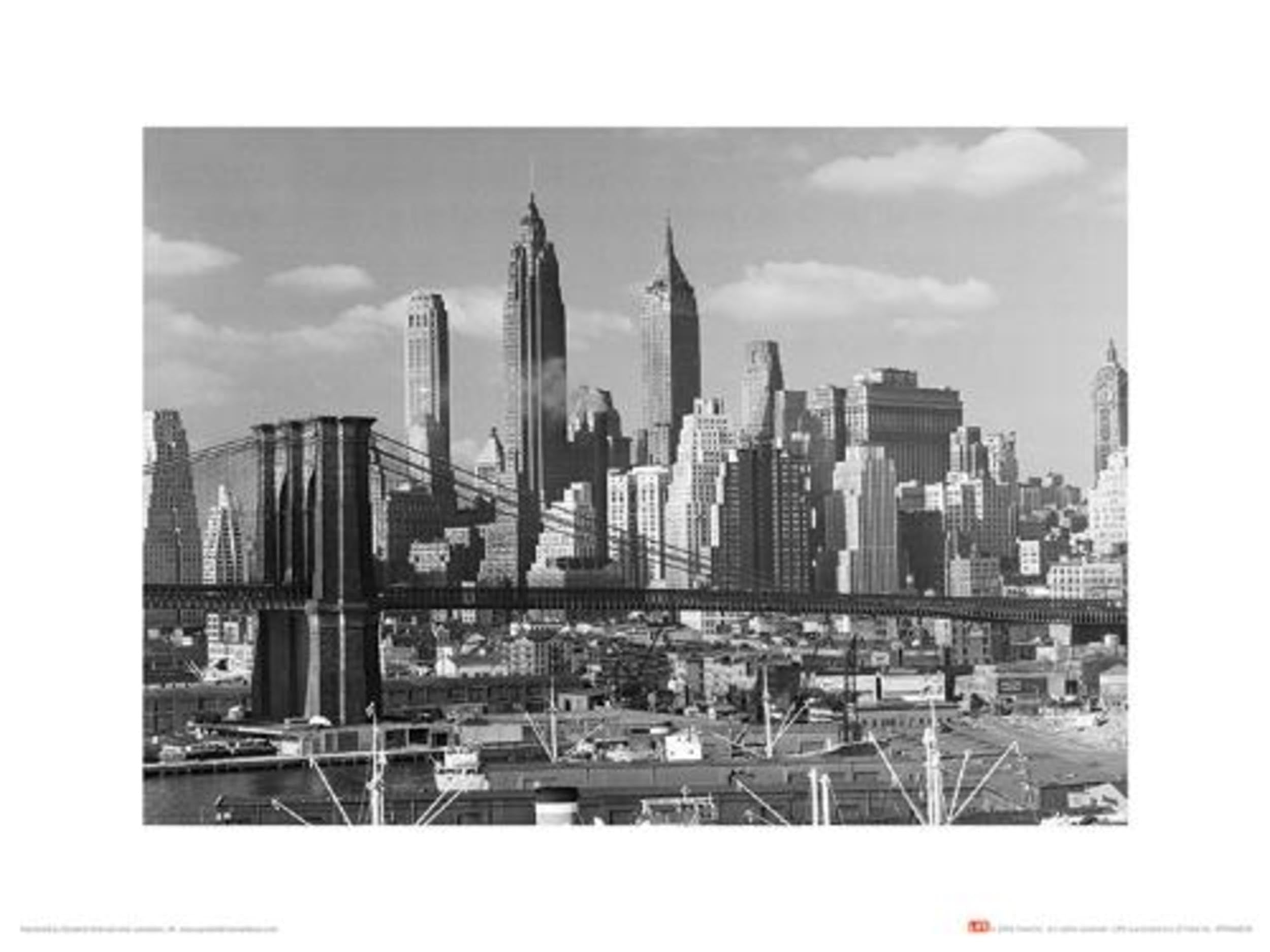 Art Group The Time Life (Lower Manhattan Skyline 1948) -Art Print 30 x 40cm, Paper, Multicoloured, 30 x 40 x 1.3 cm