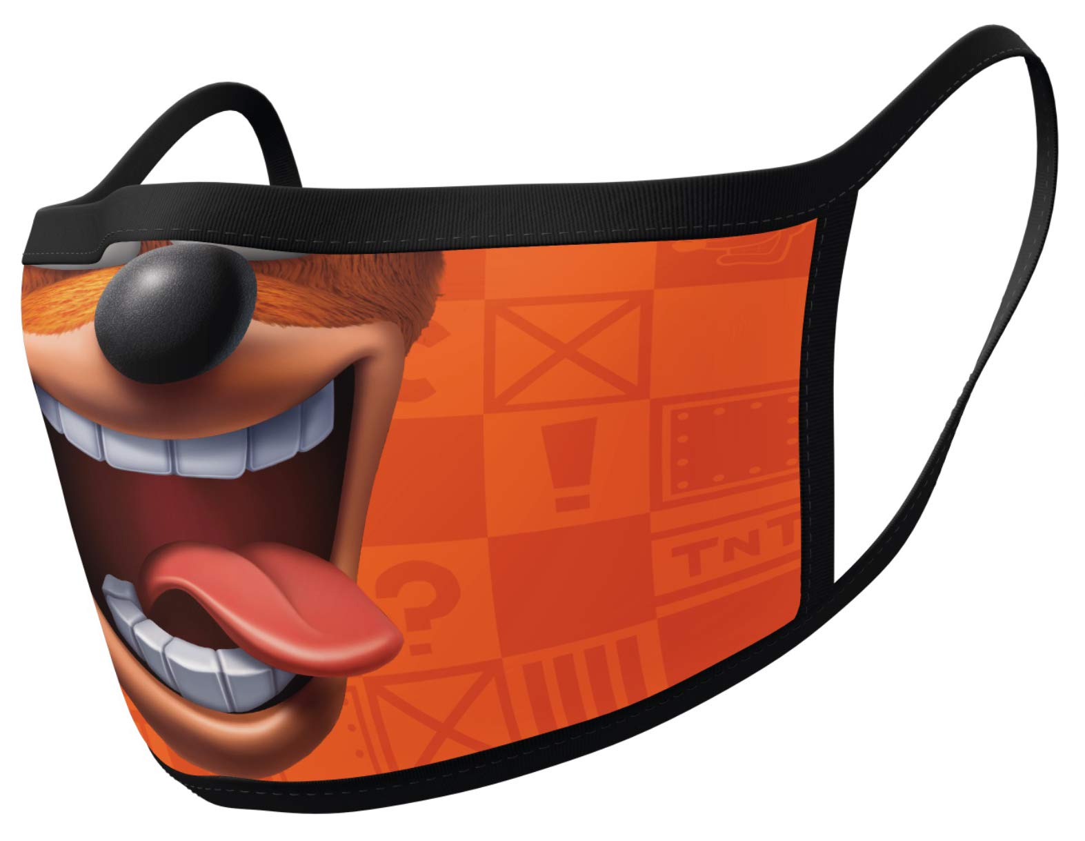 Pyramid International Crash Bandicoot (Mouth) Face Covering, multi-color One Size Multi-color
