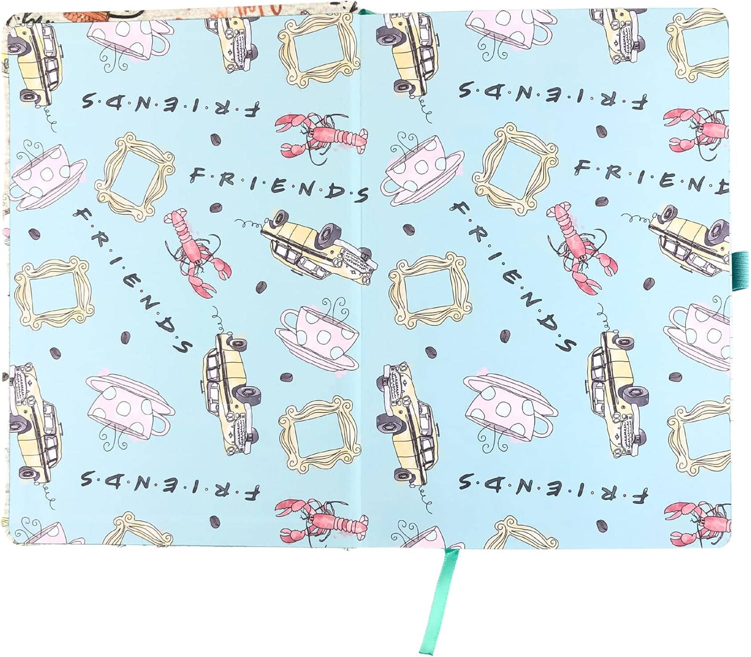 FRIENDS Zitate Unisex Bloc de Notas multicolor, Todavia Desconocido