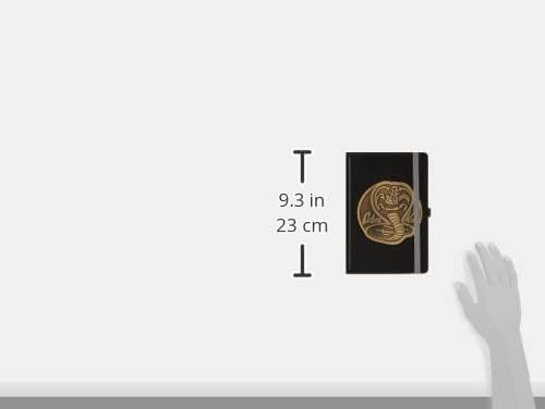 Pyramid International Cobra Kai A5 Faux Leather Notebook with Metal Badge Design - Official Merchandise