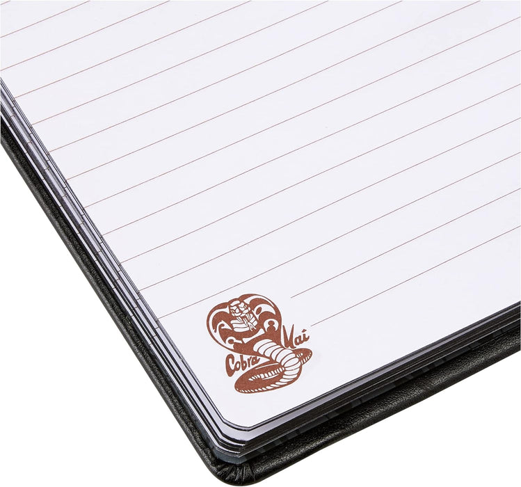 Pyramid International Cobra Kai A5 Faux Leather Notebook with Metal Badge Design - Official Merchandise