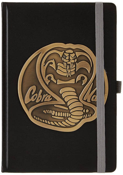 Pyramid International Cobra Kai A5 Faux Leather Notebook with Metal Badge Design - Official Merchandise