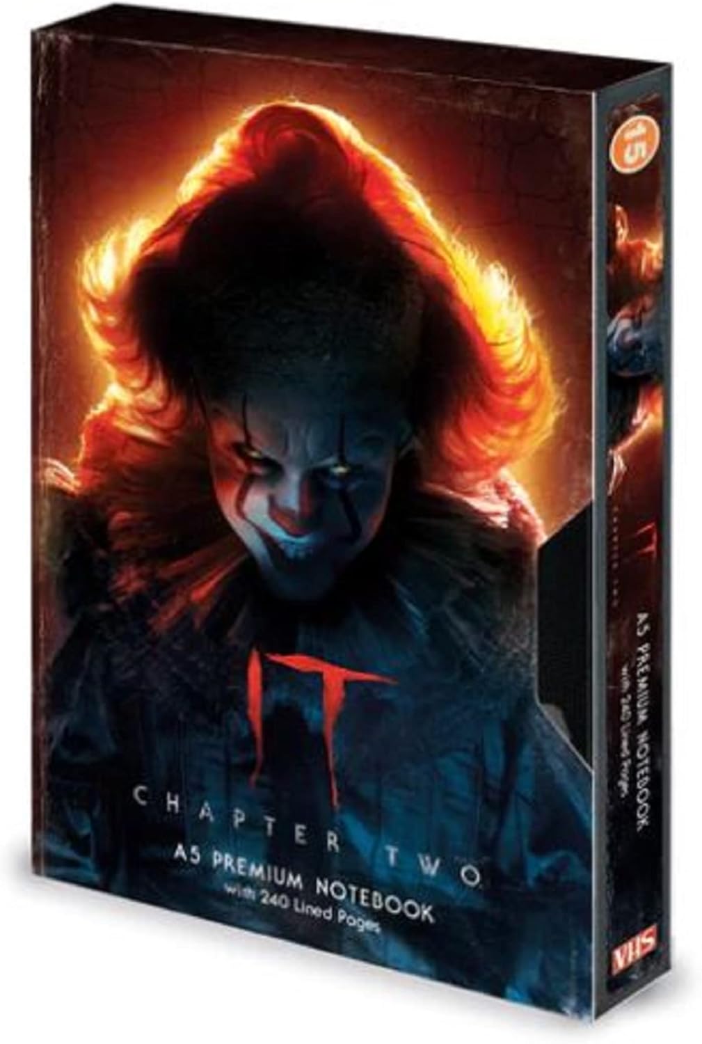 IT Chapter Two Dead Lights VHS A5 Notebook (One Size) (Black/Gray/Red