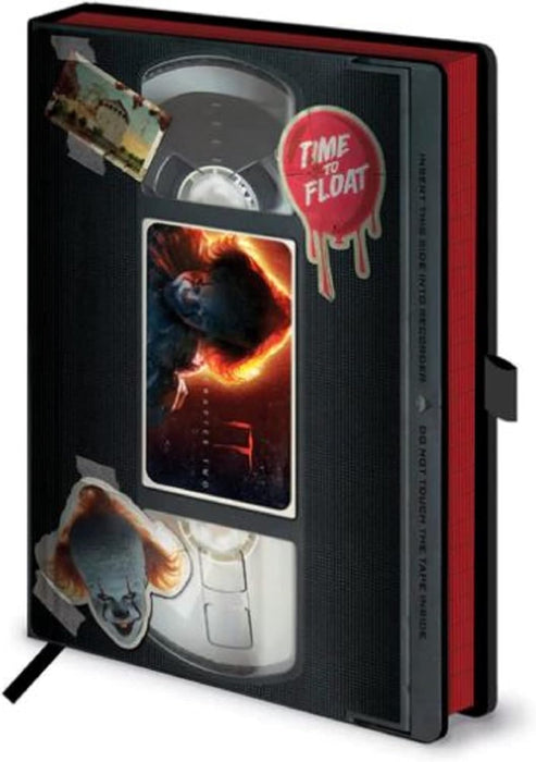 IT Chapter Two Dead Lights VHS A5 Notebook (One Size) (Black/Gray/Red