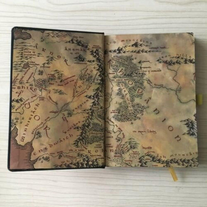 Pyramid International Lord of The Rings Notebook (Retro VHS Design) A5 Writing Book and Journal in Presentation Gift Box, 240 Pages - Official Merchandise