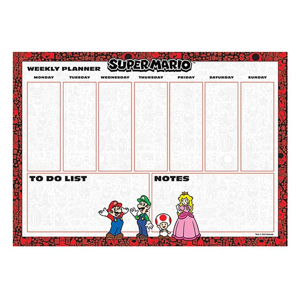 Super Mario Characters A4 Desk Pad