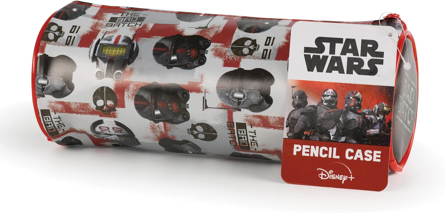 Astuccio per matite Star Wars (The Bad Batch Design), astuccio per cancelleria e set da disegno, regalo di Star Wars per uomini, donne e bambini - Merchandise ufficiale