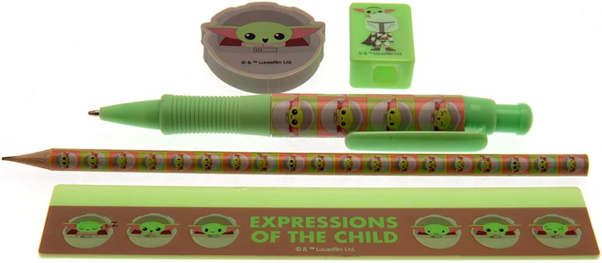 Pyramid International Star Wars: The Mandalorian A5 Lined Notebook and Bumper Stationery Set (Expressions of The Child Design) - Official Merchandise