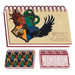 HARRY POTTER Weekly Planner (Intricate Houses Design), A5 Desktop Daily Planner Pad, Work Planner - Official Merchandise