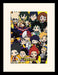 Pyramid My Hero Academia - Chibi Characters (Stampa In Cornice Bordata Vetro 30X40Cm