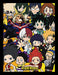 My Hero Academia Chibi Characters Memorabilia, Multicolour, 30 x 40 cm