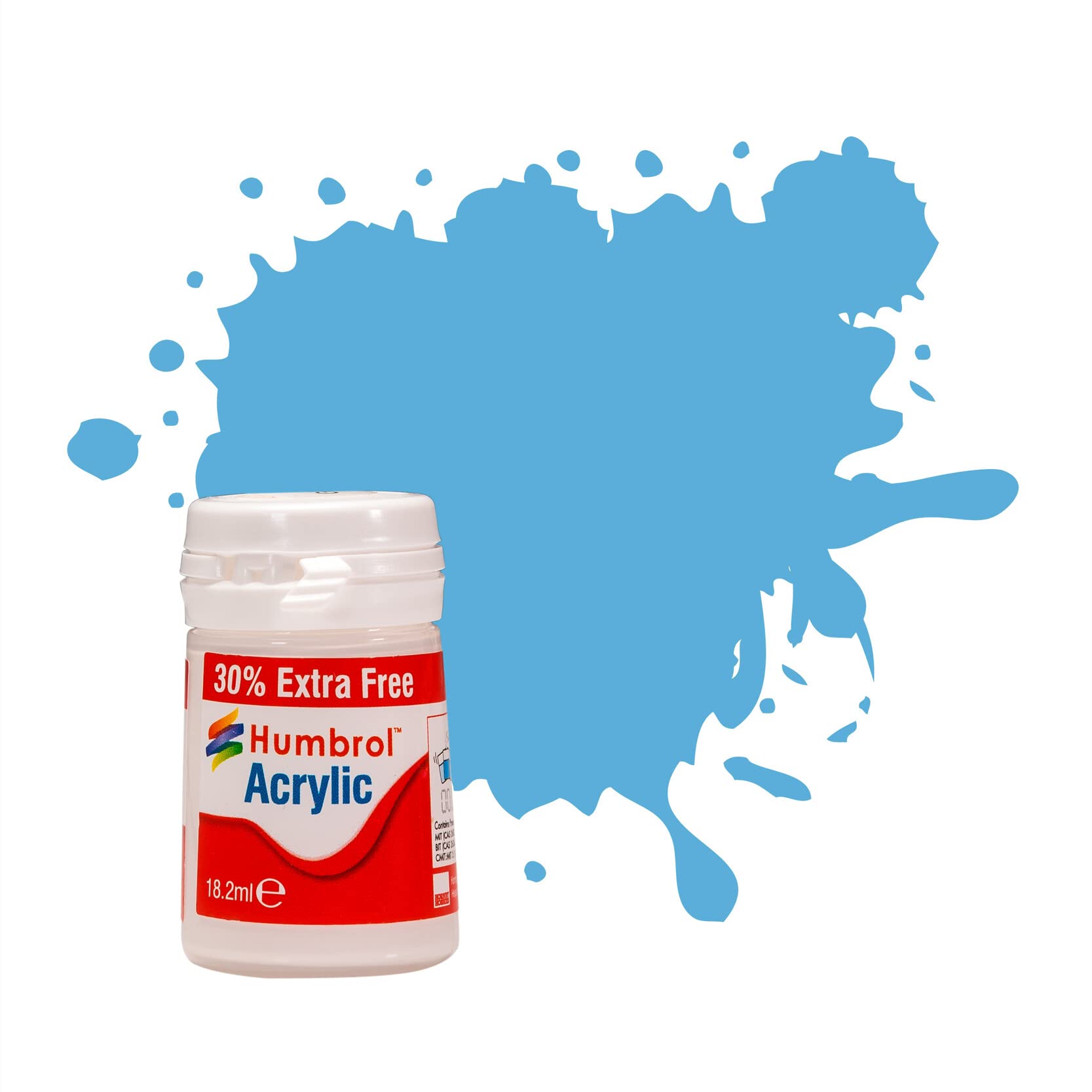 Humbrol AB0047EP 47 Sea Blue Gloss-14ml Acrylic Plus 30% Paint, 14 ml (Pack of 1)