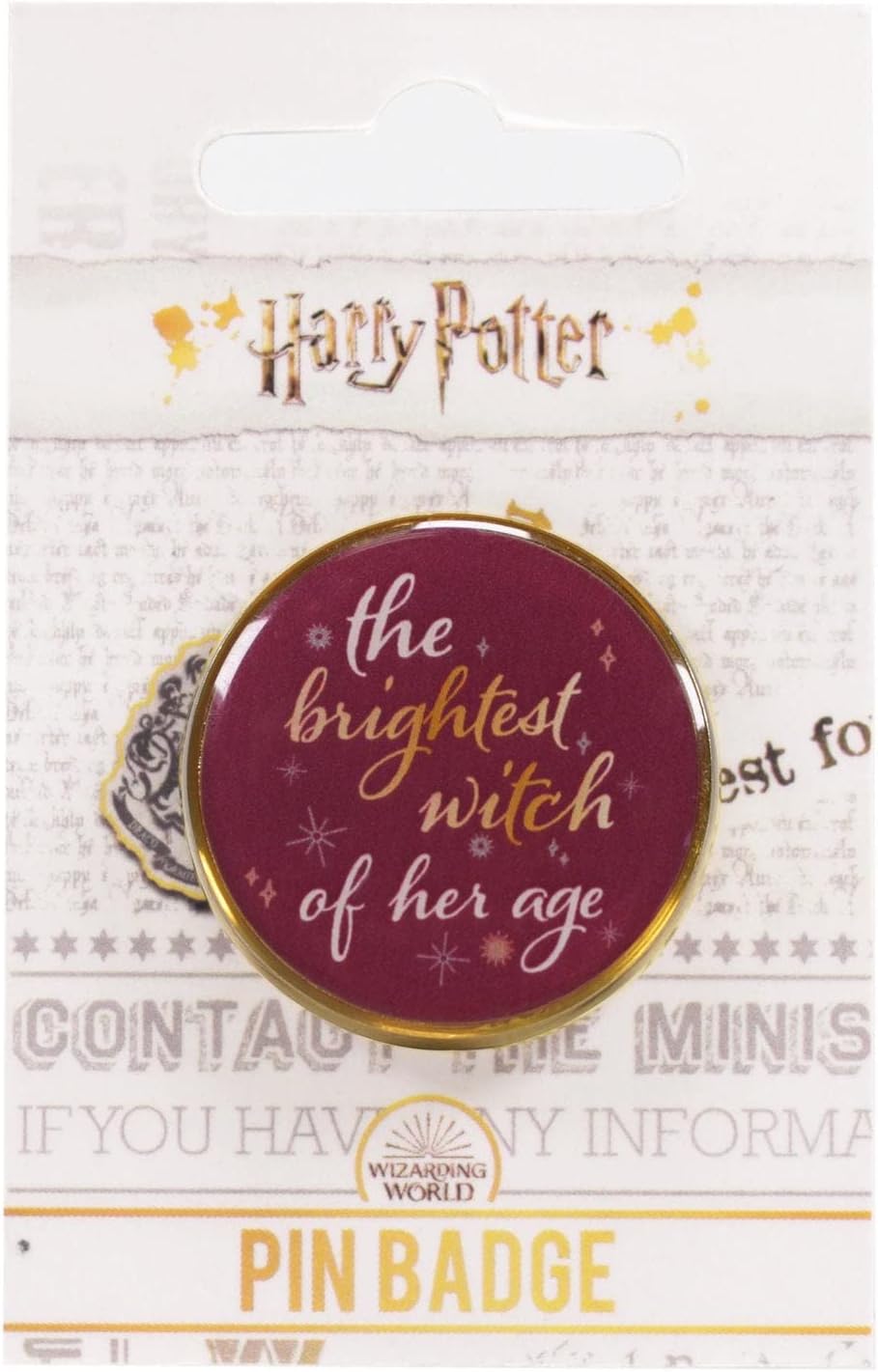 Harry Potter - Pin Badges - Harry Potter Pin Badge - Hermione Granger