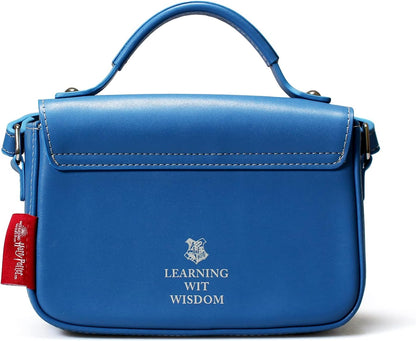 Harry Potter Half Moon Bay Umhängetasche – Proud Ravenclaw Taschen – House Pride – Schultasche, blau, 17x19x7cm