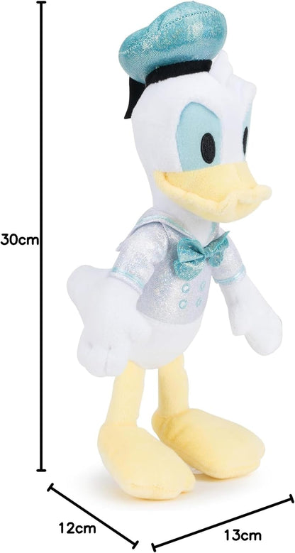 Disney Sparkly Donald Duck, 25 cm Cuddly, Plush, from 0 Years