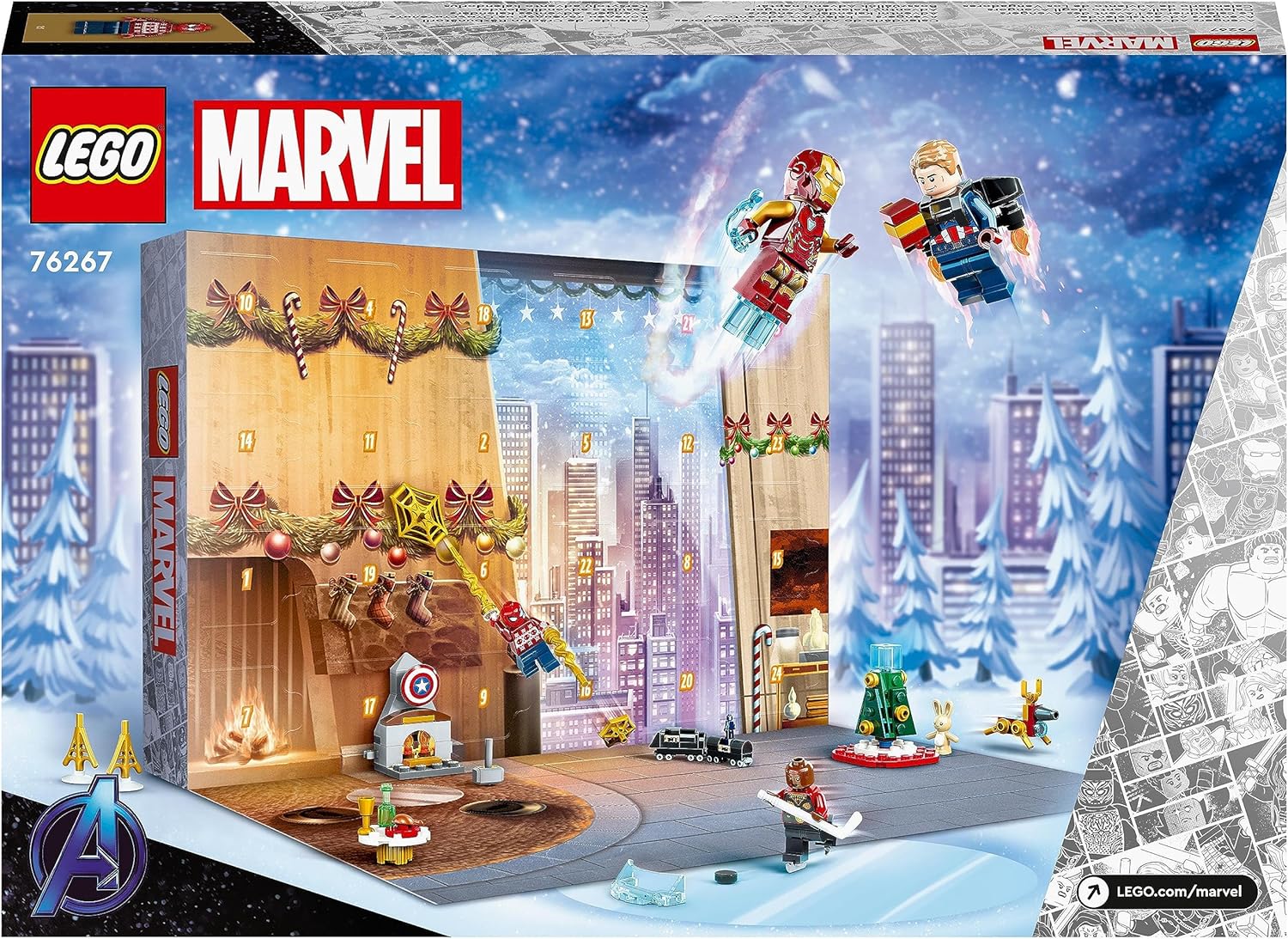 LEGO® Adventskalender Marvel Avengers mehrfarbig