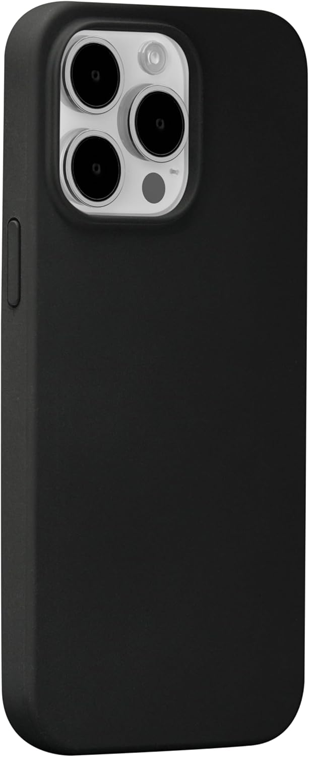 dbramante1928 Monaco MagSafe Case for iPhone 15 Pro Max, Night Black