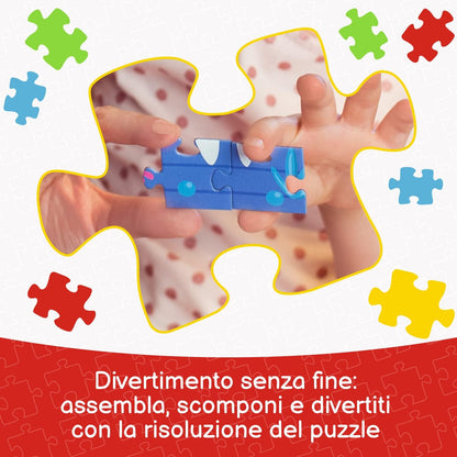Trefl Colores con Animales, Gatos, Collage, Entretenimiento Creativo, Diversión para Niños a Partir de 4 años Puzzle, Gatitos Monos (17373