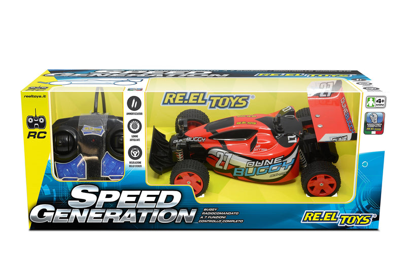 Reel Toys Reeltoys2109 Dune Buggy Speed Generation Racing Car Model, Multi-Color