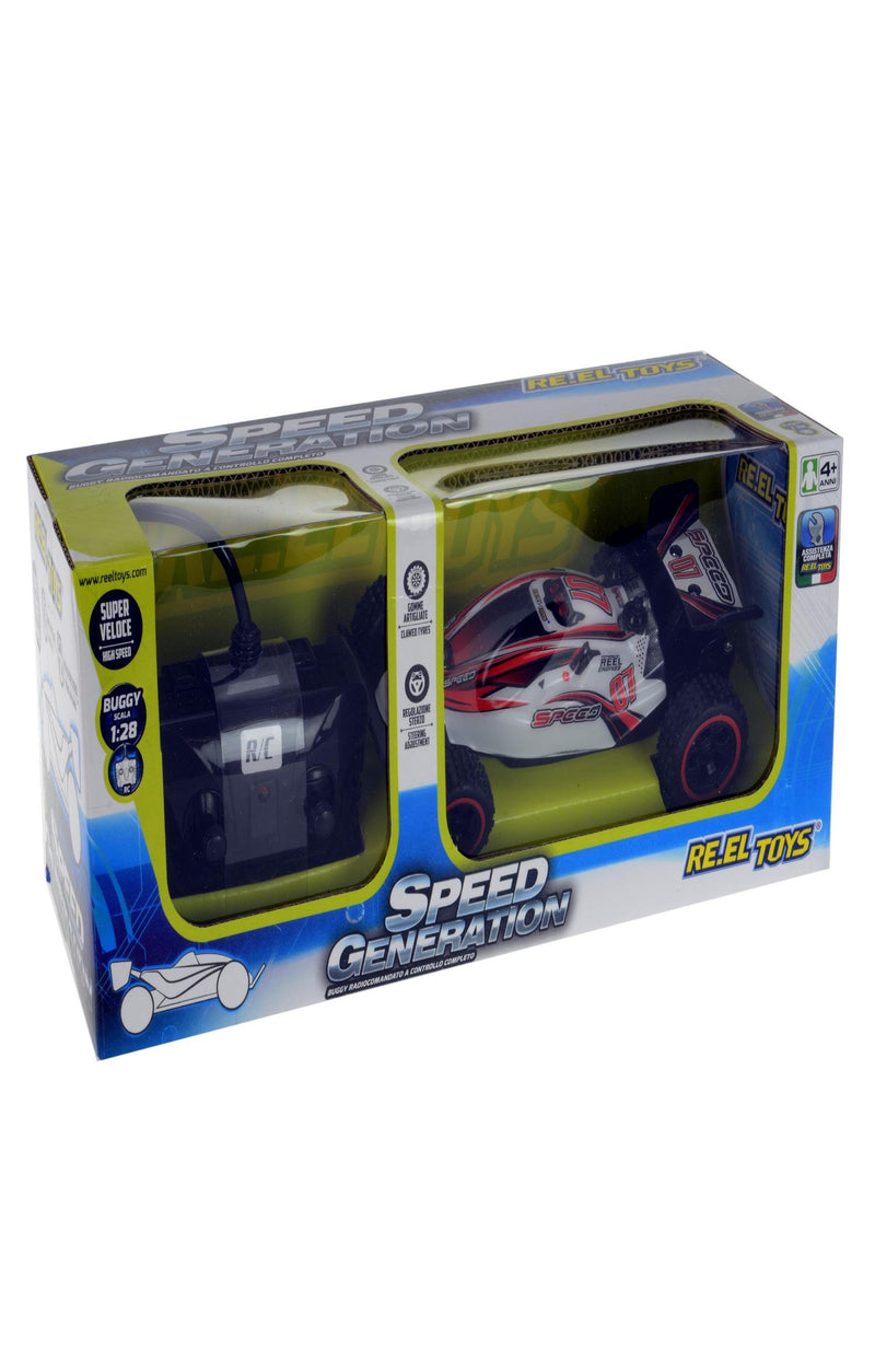 Reel Toys Reeltoys2129 Dune Buggy Speed Generation Racing Car Model, 1:28, Multi-Color