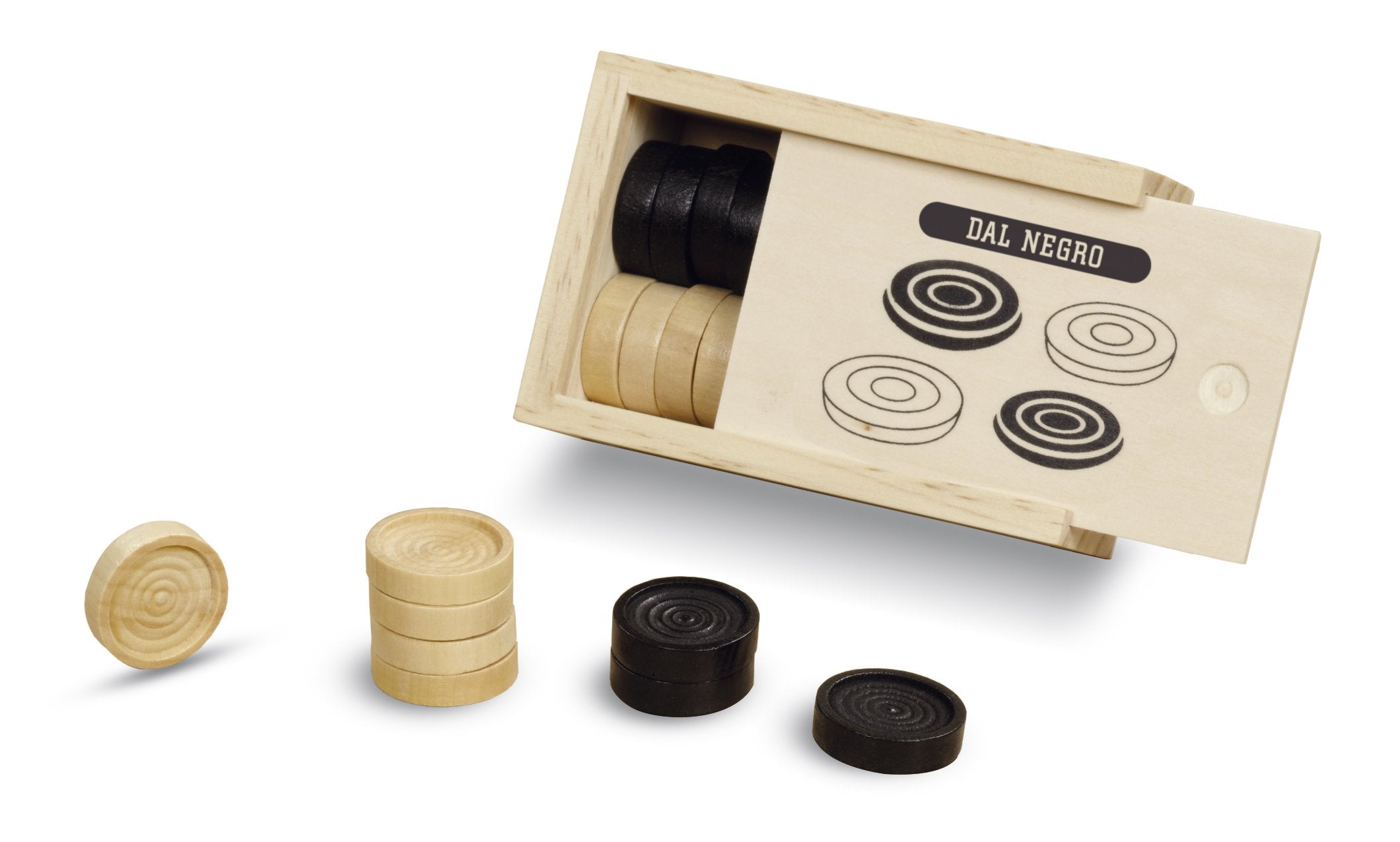 Dal Negro: Set Pedine Legno Mm. 28