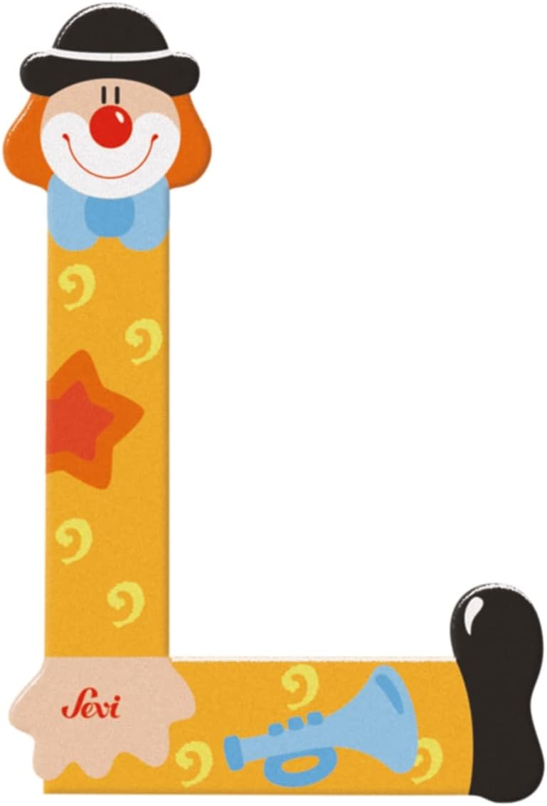Trudi 81748 Letter Clown L, Assorted Colours L - Clown