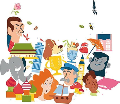 Clementoni - Nomi Cose e Città, Gioco da Tavolo con 29 Carte Categoria, per Bambini 7+ Anni e Tutta la Famiglia, 2-6 Giocatori, Idea Regalo Made in Italy, Lingua Italiana, 16634