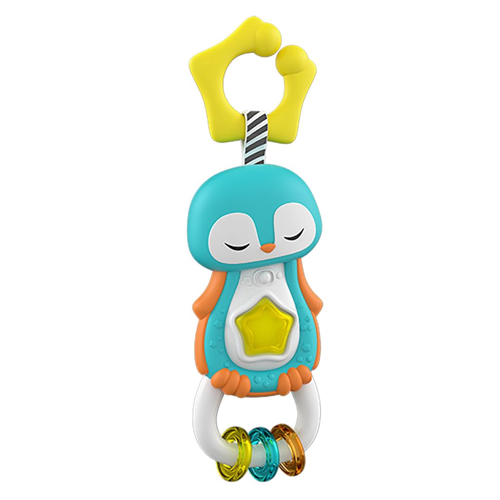 Clementoni Sonaglino Interattivo, Multicolore (Pinguino), 3-36 Mesi